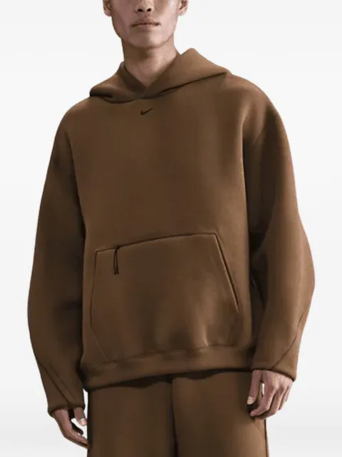 Nike logo-detail hoodie Brown HV6535