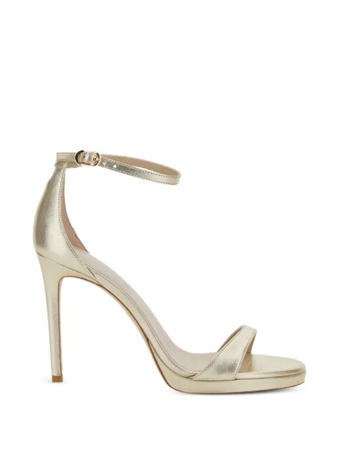 Stuart Weitzman Nudist Platform sandals Gold SL455LIO