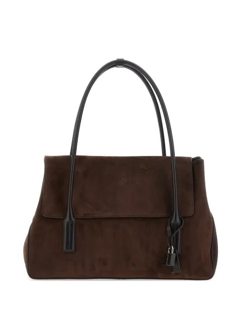 TOM FORD flap calf leather shoulder bag Brown L1922LCL068P