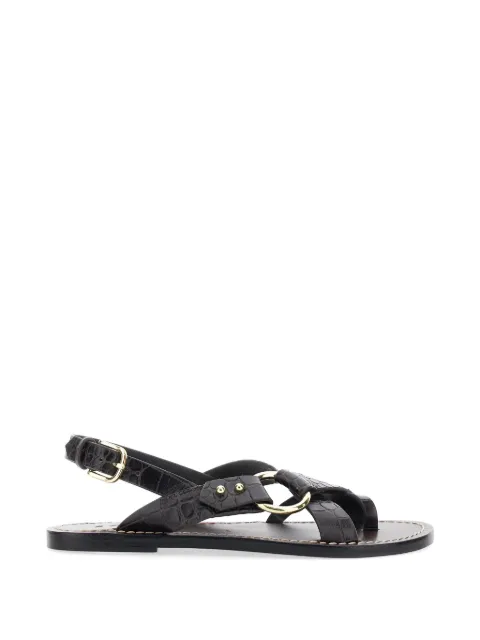 Soeur circle crocodile effect sandals Brown CHA0968FLORENCEMAR0326S