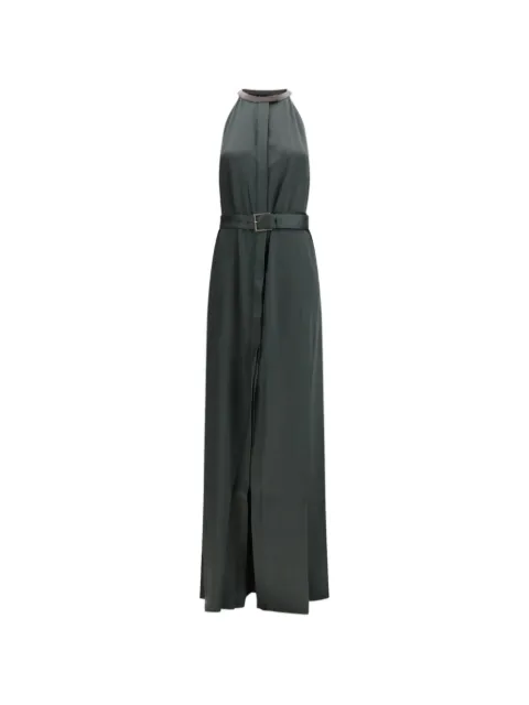 TOM FORD belted maxi dress Green AB3629FAX1524GCT