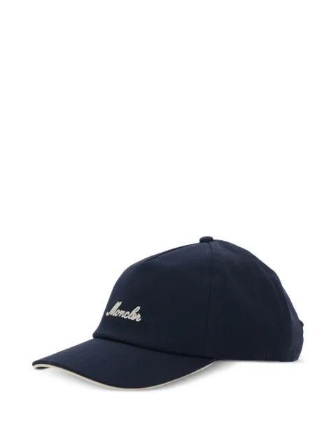 Moncler logo-embroidered baseball cap Blue L10913B000070U618