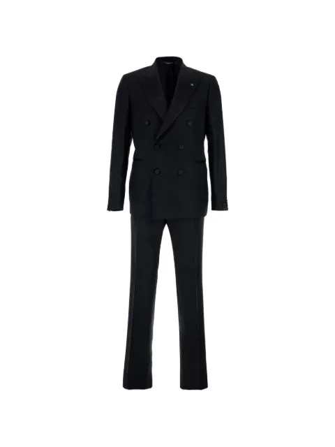 Tagliatore double-breasted suit Black SFBR10A01070001N5712