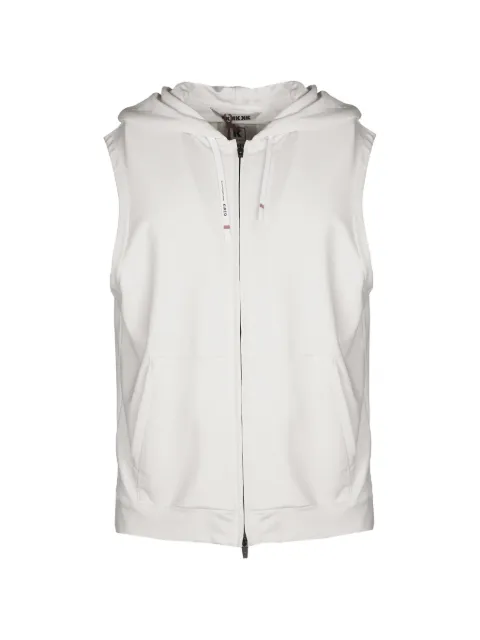 Kired hooded sleeveless gilet White WAZEL1W833100100QBIANCO