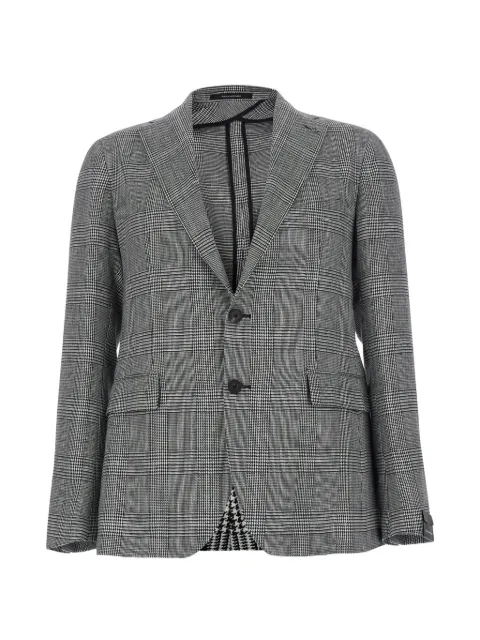 Tagliatore single-breasted checked blazer Grey 1SMC22B230029N1022