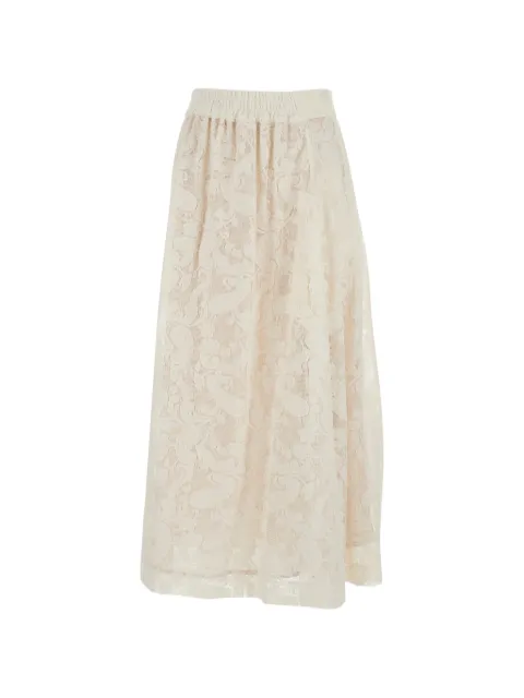 PT Torino lace skirt Neutrals CDGODS0F0STDER190