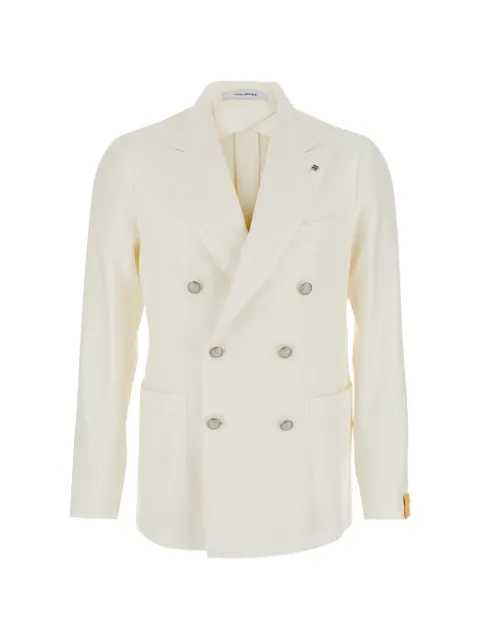 Tagliatore Montecarlo double-breasted blazer Neutrals 1SMC20K340305EX852