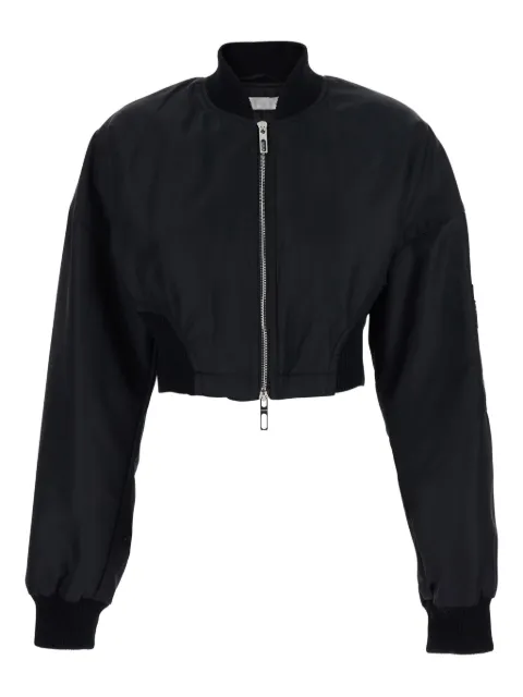 Sportmax zipped bomber jacket Black 2612021011600