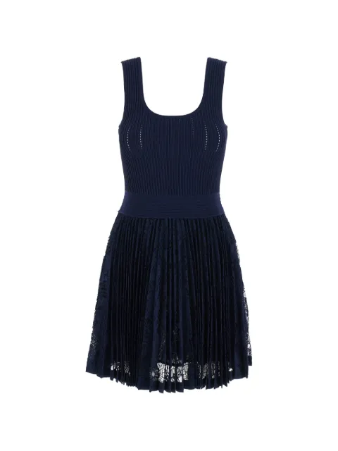 SIMKHAI Elis ribbed lace dress Blue 2261251PK