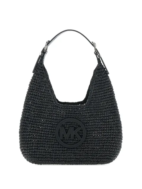 Michael Michael Kors small Nolita logo-appliqué shoulder bag Black 30S6SY5H1W003