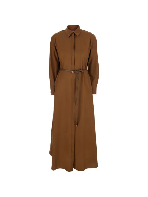 Max Mara belted shirt dress Brown 2616221042600