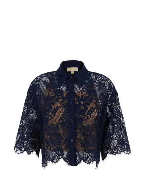 Michael Michael Kors lace shirt Blue MS64101KQ9