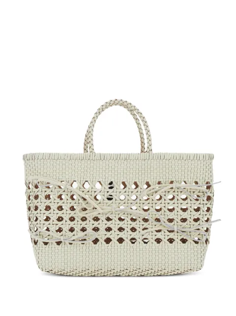 Osoi Biscuit woven tote bag White 25SB06005102WHITE