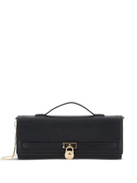 Michael Michael Kors Hamilton Moderne padlock-detail clutch bag Black 30F5GHMC8L