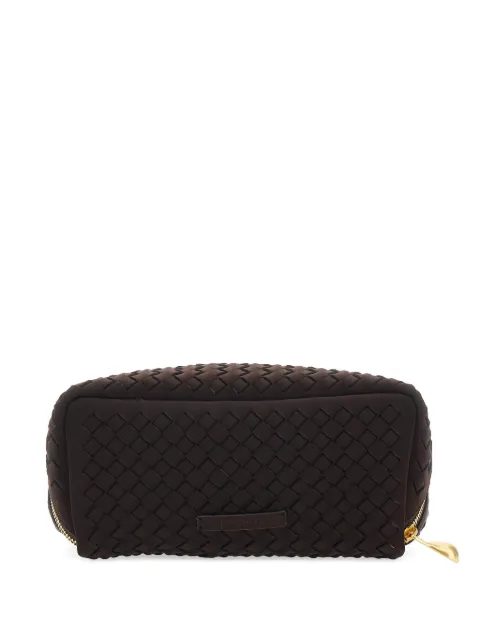 NAGHEDI Caravan woven wash bag Brown SN36223CDCHOCOLATE