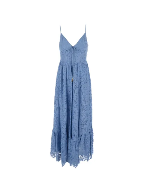 Michael Michael Kors lace V-neck dress Blue MS683HQKQ9424