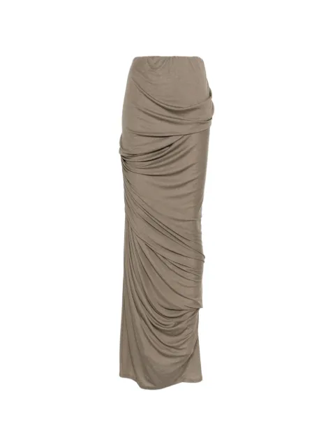 ENTIRE STUDIOS Dia draped-design maxi skirt Neutrals ESSS26SK01256