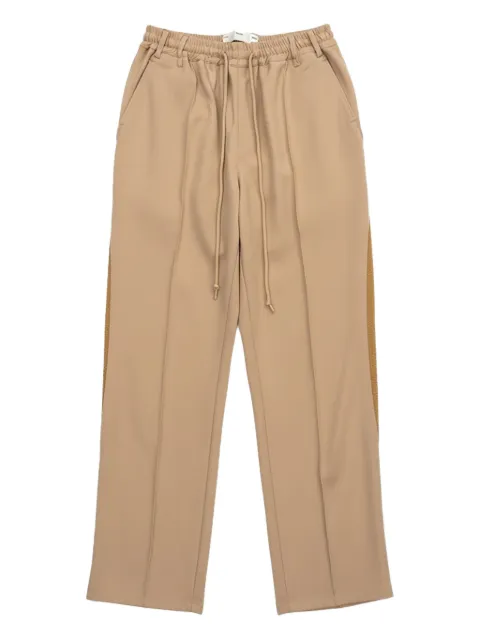 Song For The Mute Teardrop rear welt pocket track pants Neutrals 252MPT100PGBDCML