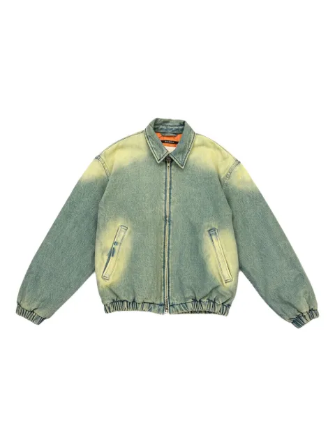 Song For The Mute padded shirt jacket Blue 252MJK121ACIDBLU