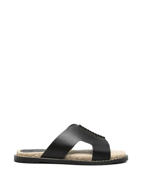 Castañer Piti leather sandals Black 026087