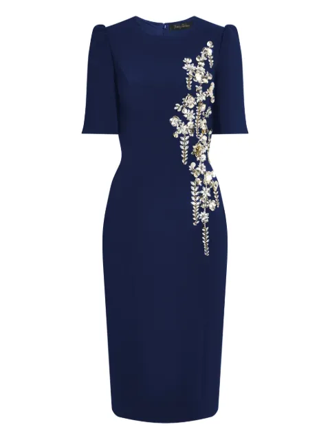 Jenny Packham Roma embellished midi dress Blue JPEX387