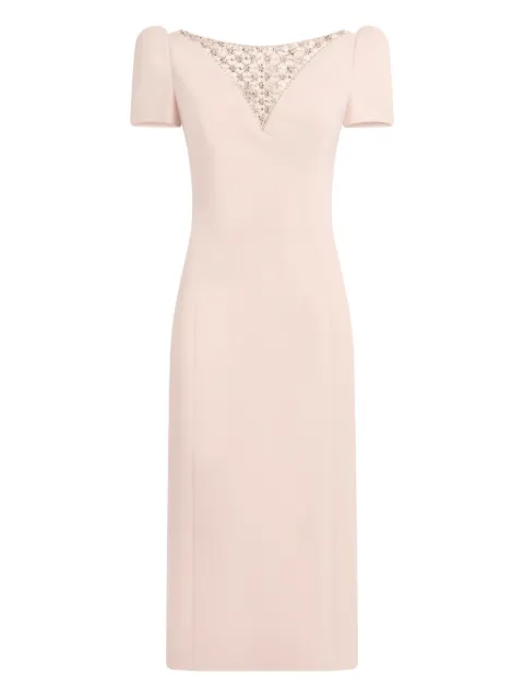 Jenny Packham Vienna embellished puffed dress Pink JPEX389