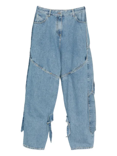 The Attico tie detail Jeans Blue 260WCP00279DDD116AA024