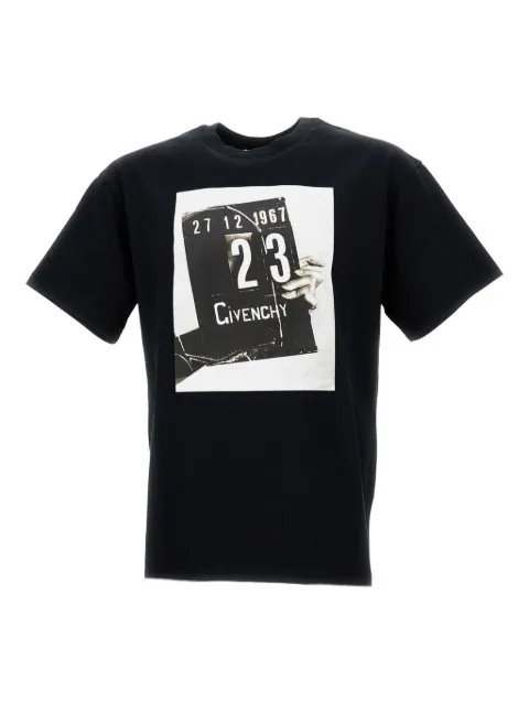 Givenchy graphic-print T-shirt Black BM71NK3YSL