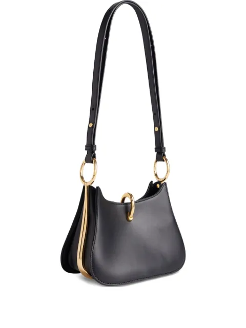 Rabanne Ring leather shoulder bag Black 25HSS0550CLF261