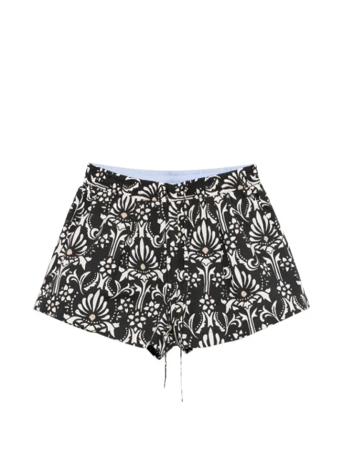 PINKO floral-print shorts Black 106964A3B1