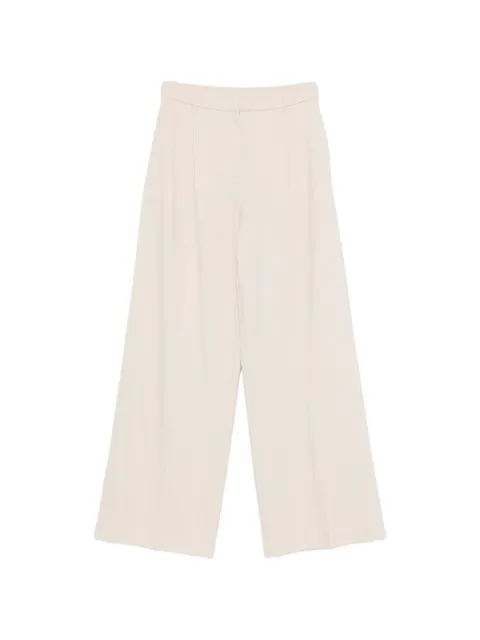 Max Mara textured wide leg trousers Neutrals 2616781117600