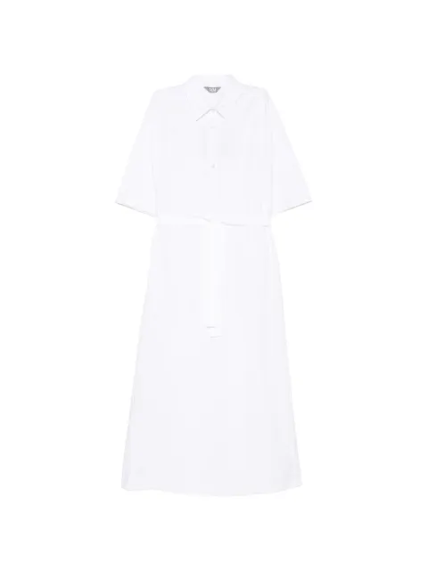 Max Mara polo-collar maxi dress White 2616621028600