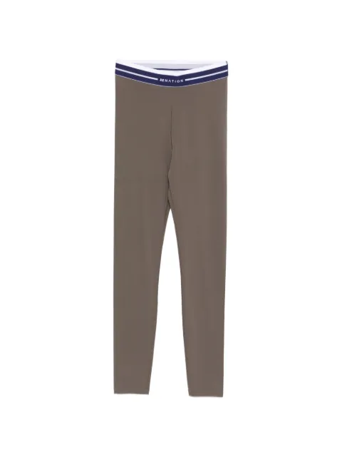 P.E Nation Avant Full striped leggings Brown 244G227