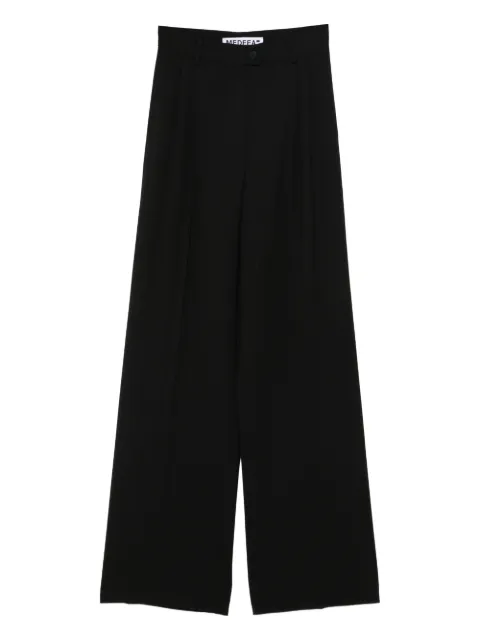 MEDEEA loose wool trousers Black LBTW