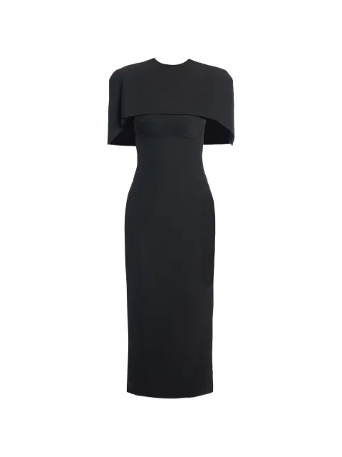 AXEL 113 Margot cape midi dress Black MARGOTCAPEDRESS