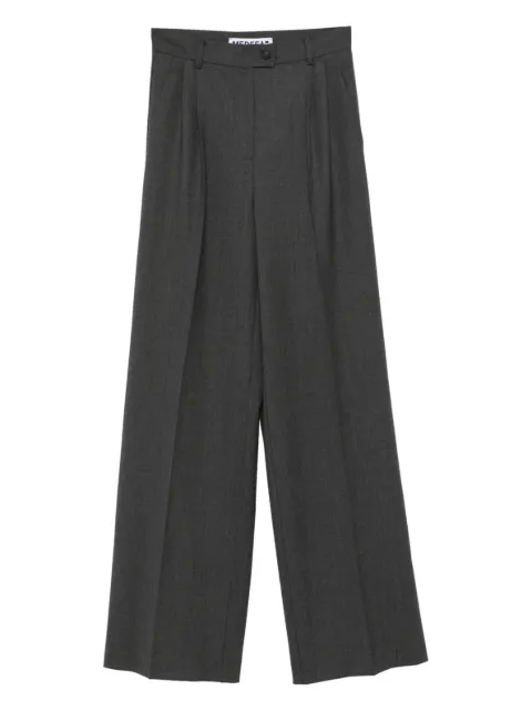 MEDEEA pleated-front tailored trousers Grey LGTW