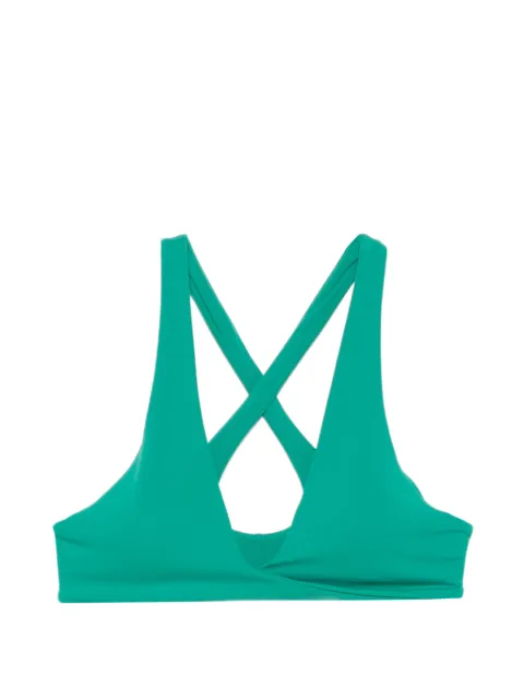 P.E Nation Swift crossover sports bra Green 261C010COLLEGE