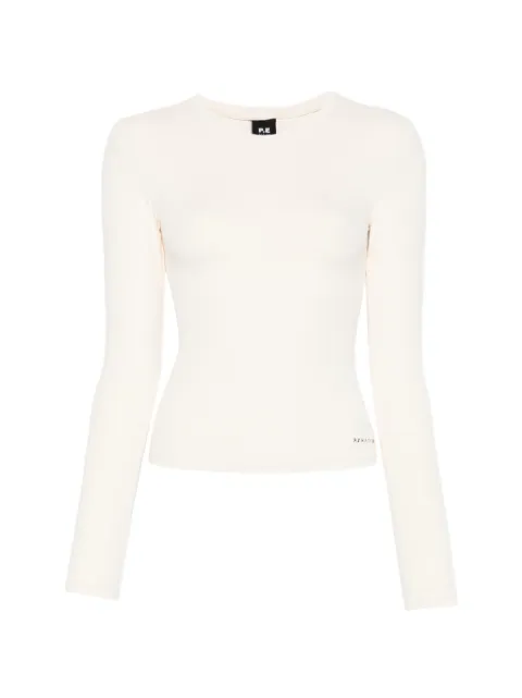 P.E Nation Foundation long-sleeve top Neutrals 243L265WHISPER