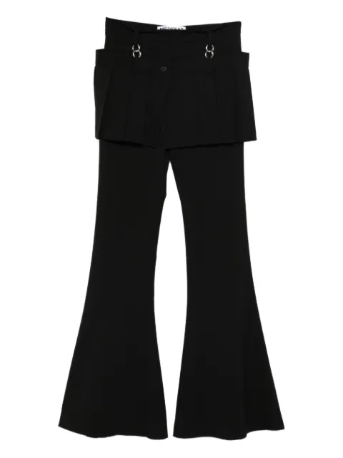 MEDEEA detachable skirt flared trousers Black FPDW