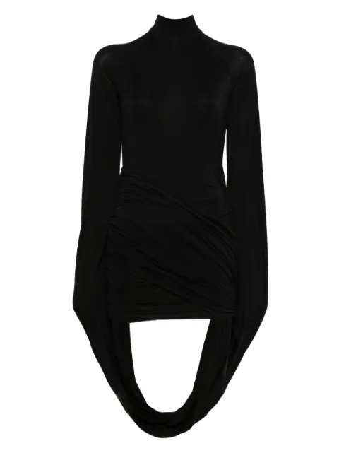 AXEL 113 Luna draped mini dress Black LUNADRAPESLEEVEDRESS