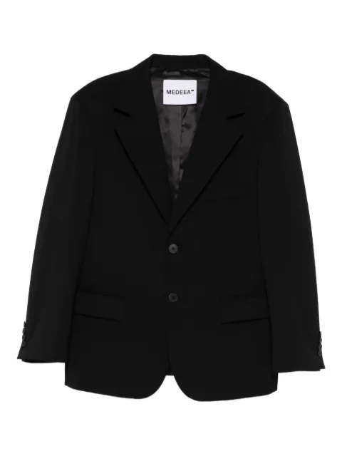 MEDEEA rings deconstructed blazer Black DJWM