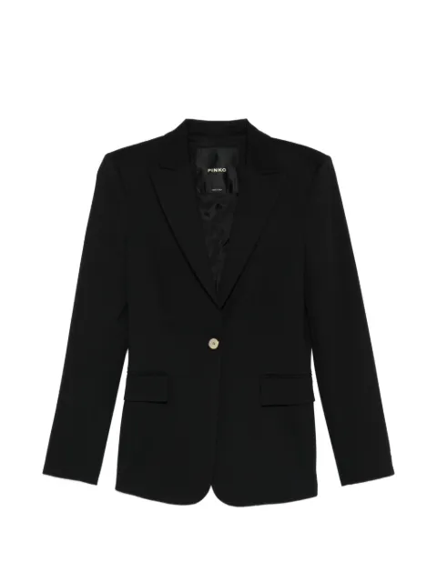 PINKO fitted jacket with gold-coloured buttons Black 104903A36R
