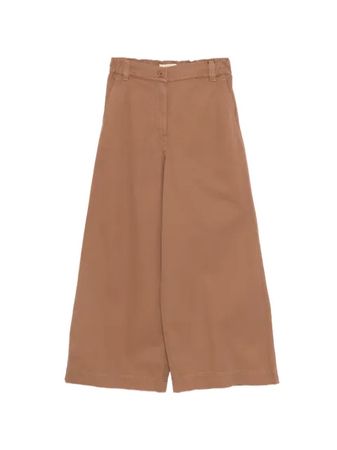 Weekend Max Mara leather culottes Brown 2615131121600
