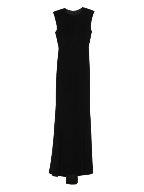 SILK LOVE & LACE Paloma maxi dress Black 18R11
