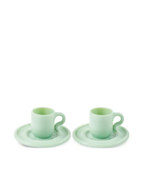 POLSPOTTEN Gobi espresso cups (set of two) Green 140230192