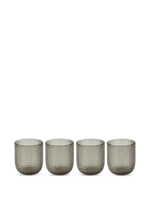 POLSPOTTEN Rooftop Tumbler glassware (set of four) Grey 140230216
