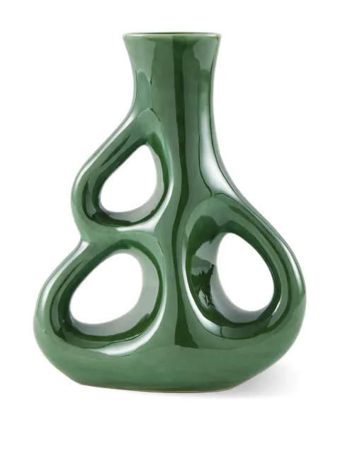 POLSPOTTEN Three Ears vase (21cm x 9cm) Green 240205143