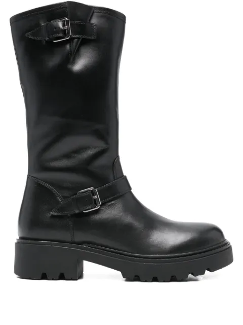KEYS buckle strap boots Black K11551