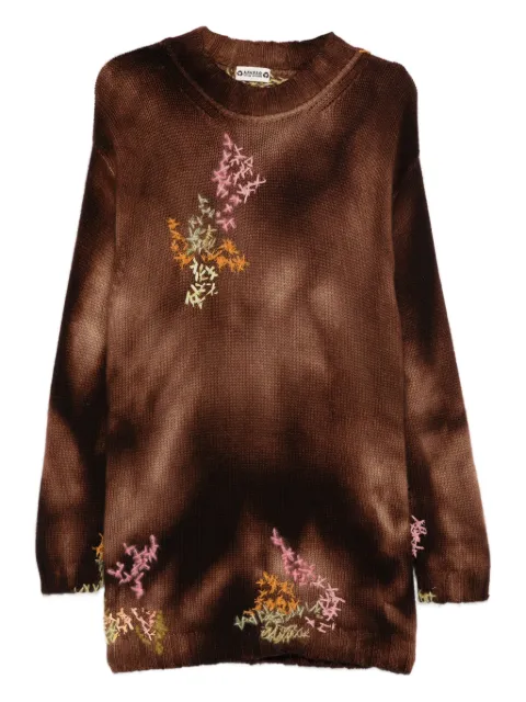 A.N.G.E.L.O. Vintage Upcycling Angelo Vintage Upcycling embroidered sweater Brown AU290UY