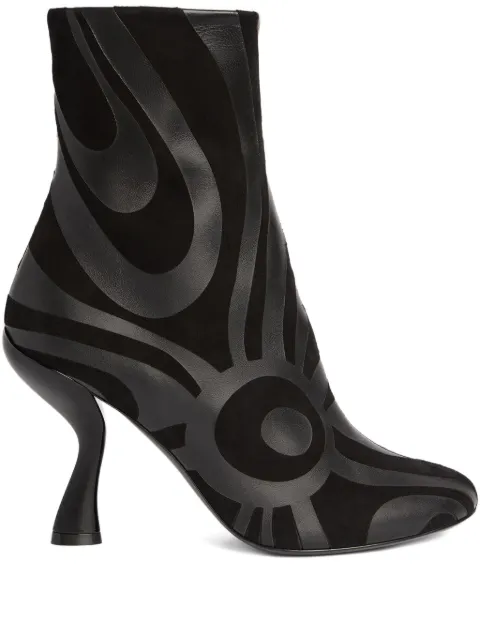 PUCCI Marmo heeled boots Black 5UCD115UX11